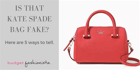 how to tell if a kate spade bag is fake|kate spade authenticity check.